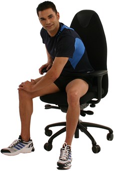 Beine dehnen Beine dehnen mit Personal Trainer