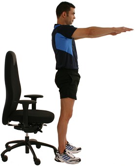 Kniebeuge aus dem Stand