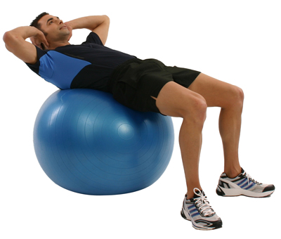 Jetzt mit dem Gymnastikball trainieren