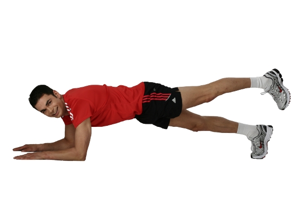 Liegestütz auf den Unterarmen gut für die Schultergürtelstabilisation