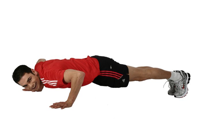 Liegestütz für die Brustmuskeln