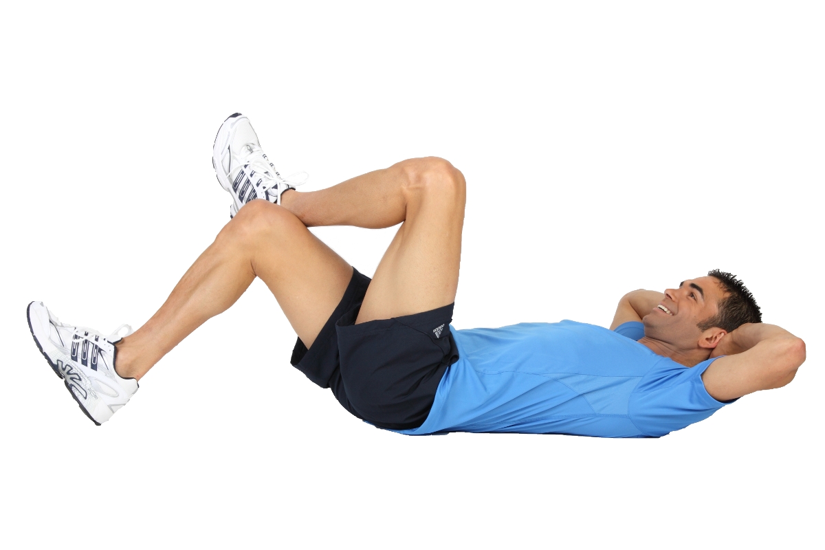 Seitliche Bauchmuskeln für einen sixpack