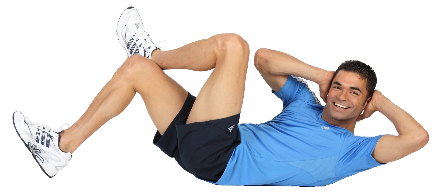 Seitliche Bauchmuskeln für einen sixpack