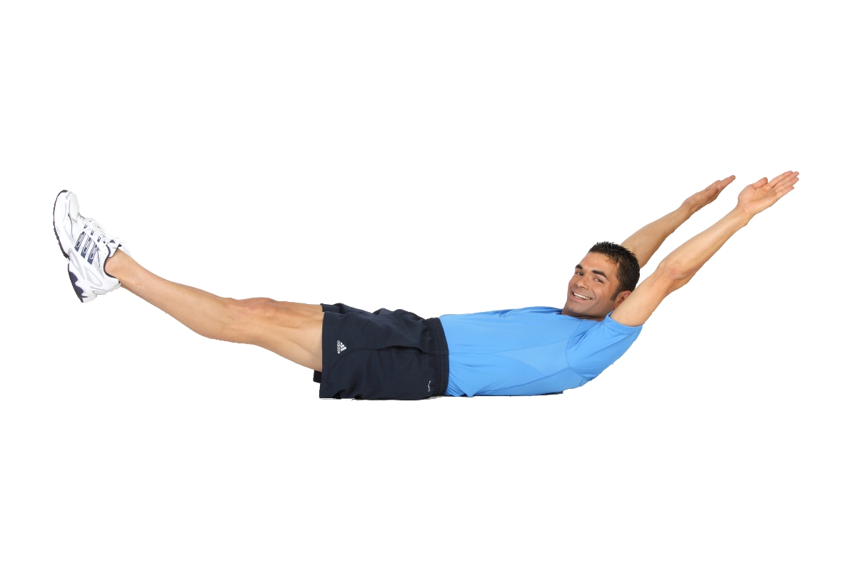 Sixpack Übungen das Schiffchen